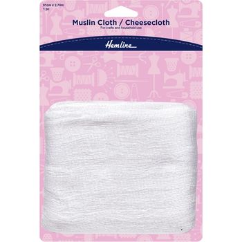 Hemline Muslin/Cheese Cloth - 2.74m x 91cm