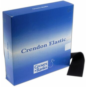Crendon Woven Elastic (50mm) - Black