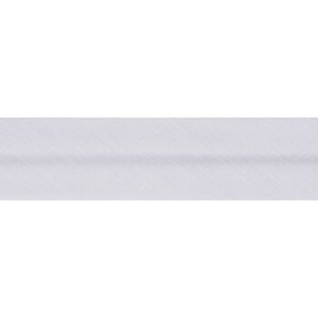 Essential Trimmings Polycotton Bias Binding - 25mm (White) - Per Metre