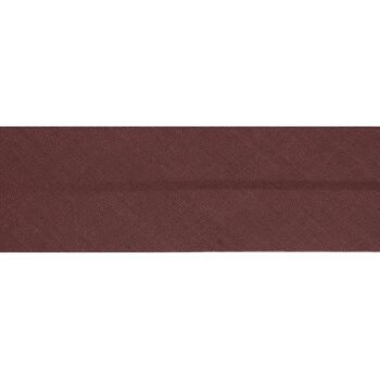 Essential Trimmings Polycotton Bias Binding - 50mm (Dark Tan) - Per Metre