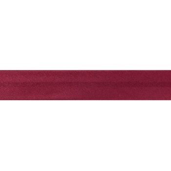 Essential Trimmings Satin Bias Binding - 15mm (Burgundy) - Per Metre