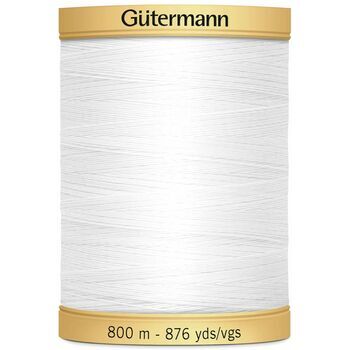 Gutermann Natural Cotton Thread - 800m (5709) - Pack of 5