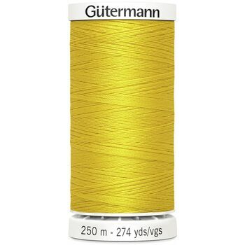 Gutermann Yellow Sew-All Thread: 250m (106) - Pack of 5