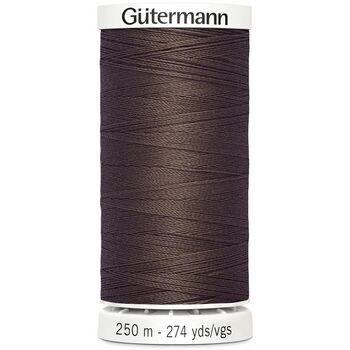 Gutermann Brown Sew-All Thread: 250m (446) - Pack of 5