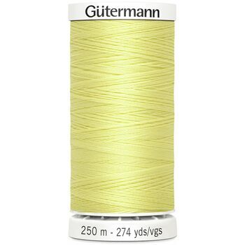 Gutermann Yellow Sew-All Thread: 250m (578) - Pack of 5