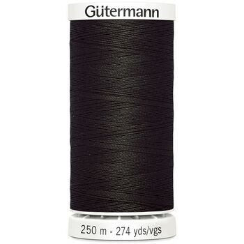 Gutermann Brown Sew-All Thread: 250m (697) - Pack of 5