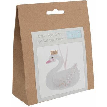 Trimits Swan with Crown Felt Decoration Kit