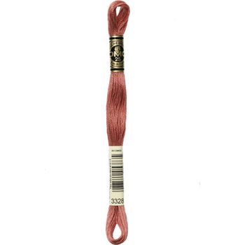 DMC: Mouliné Special 25: Colour 3328: Stranded Cotton: 8m