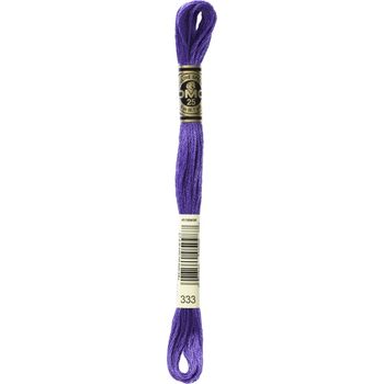 DMC: Mouliné Special 25: Colour 333: Stranded Cotton: 8m