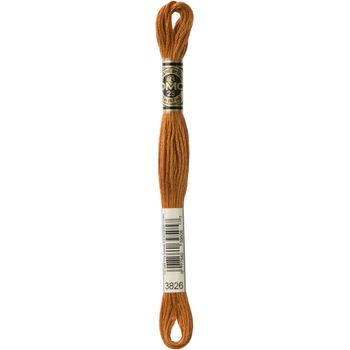 DMC: Mouliné Special 25: Colour 3826: Stranded Cotton: 8m