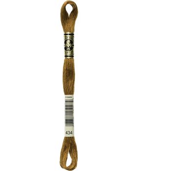 DMC: Mouliné Special 25: Colour 434: Stranded Cotton: 8m