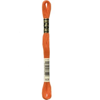 DMC: Mouliné Special 25: Colour 608: Stranded Cotton: 8m