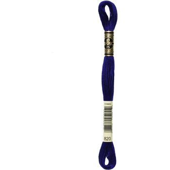 DMC: Mouliné Special 25: Colour 820: Stranded Cotton: 8m