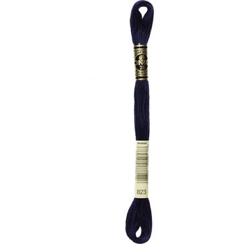 DMC: Mouliné Special 25: Colour 823: Stranded Cotton: 8m