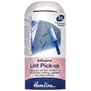 Hemline Adhesive Lint Pick-Up Roller Refill Pack