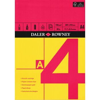 Daler Rowney Cartridge Paper A4 Pad