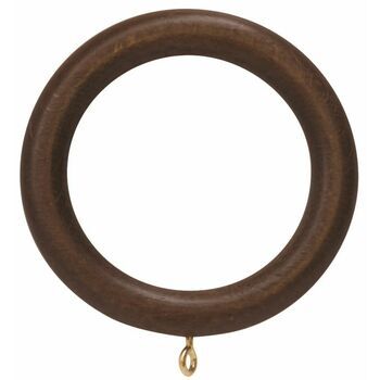Hallis 28mm Woodline Dark Oak Wood Ring (Pack of 4)