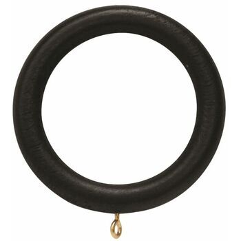 Hallis 35mm Woodline Black Wood Ring (Pack of 4)