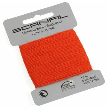 Scanfil Mending & Darning Wool - Flame Red (15m) - col. 093