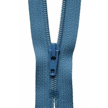 YKK Nylon Dress and Skirt Zip - Slate Blue (41cm)