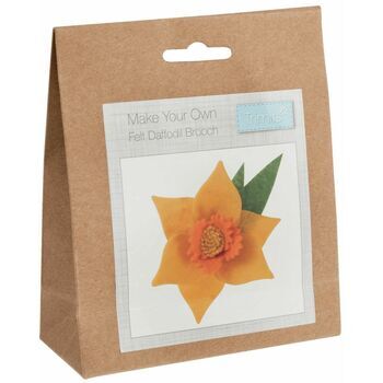 Trimits Daffodil Brooch Felt Decoration Kit