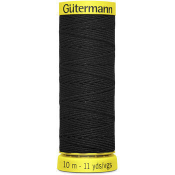 Gutermann Col. Black - SHIRRING Elastic thread 10M