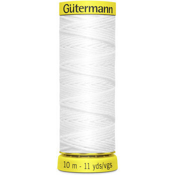 Gutermann Col. White - SHIRRING Elastic thread 10M