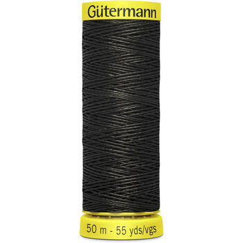Gutermann Linen Thread: 50m: Col. Black