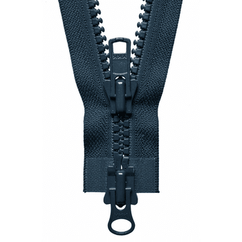 Vislon Heavy Two-Way Open End Zip: 71cm: Dark Navy