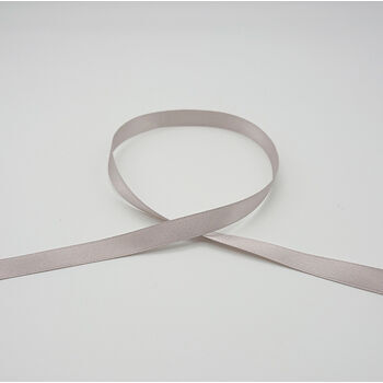 Berisfords: Double Faced Satin Ribbon: 10mm: Silver Grey