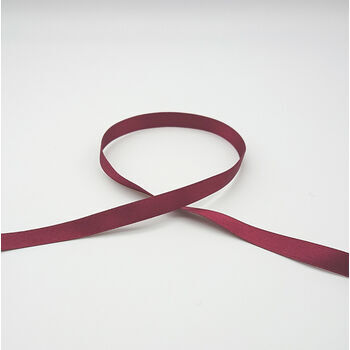 Berisfords: Double Faced Satin Ribbon: 10mm: Burgundy