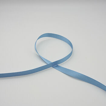 Berisfords: Double Faced Satin Ribbon: 10mm: Dusky Blue