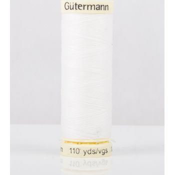 Gutermann Ivory White Sew-All Thread: 100m (111) - Pack of 5
