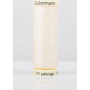 Gutermann Cream Sew-All Thread: 100m (414) - Pack of 5