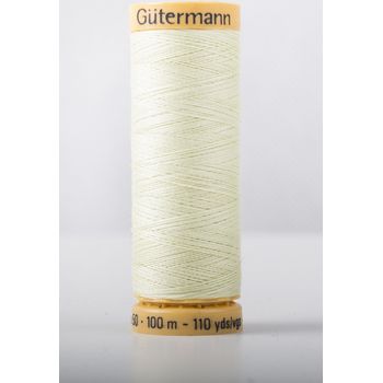 Gutermann Natural Cotton Thread: 100m (0128) - Pack of 5