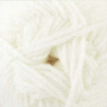 Chunky with Merino Yarn - White - CM1 (100g)