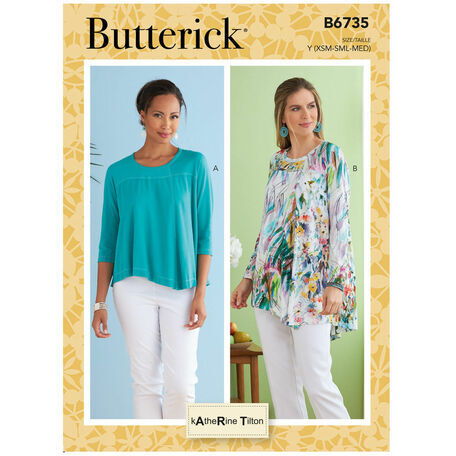 Butterick Pattern B6735 Misses Sleeve Tops
