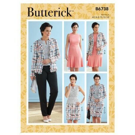 Butterick Pattern B6738 Misses Jacket