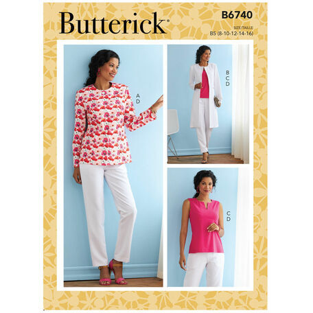 Butterick Pattern B6740 Misses Outfit