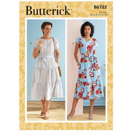 Butterick Pattern B6722 Misses Dresses