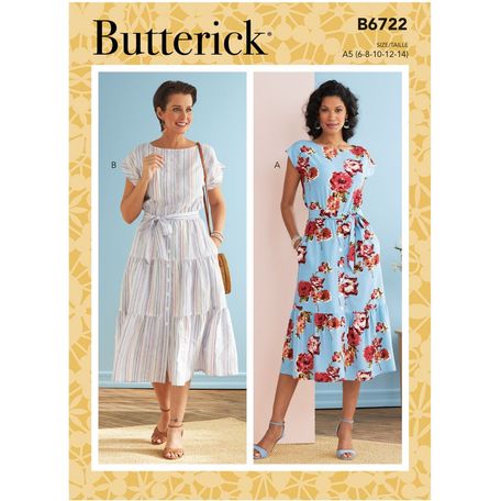 Butterick Pattern B6722 Misses Dresses