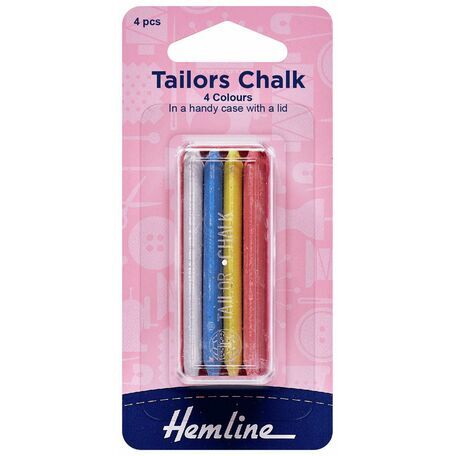 Hemline Tailors Chalk - Pack of 4 Colours