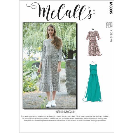 McCall's Pattern M8085 Misses Dresses