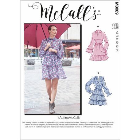 McCall's Pattern M8089 Misses Dresses