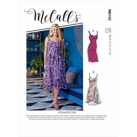 McCall's Pattern M8103 Misses & Women's Dresses