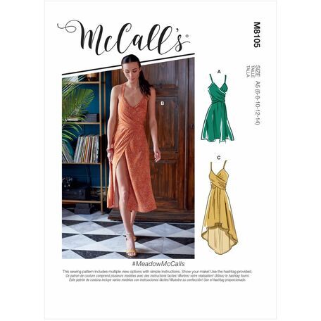 McCall's Pattern M8105 Misses Dresses