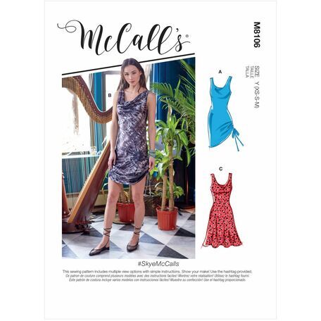 McCall's Pattern M8106 Misses Dresses
