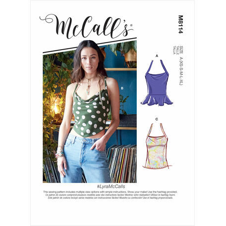 McCall's Pattern M8114 Misses Tops