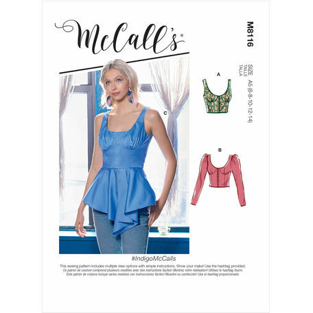 McCall's Pattern M8116 Misses Tops