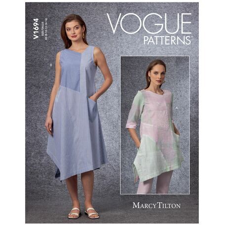 Vogue Pattern V1694 Misses Tunic & Dress